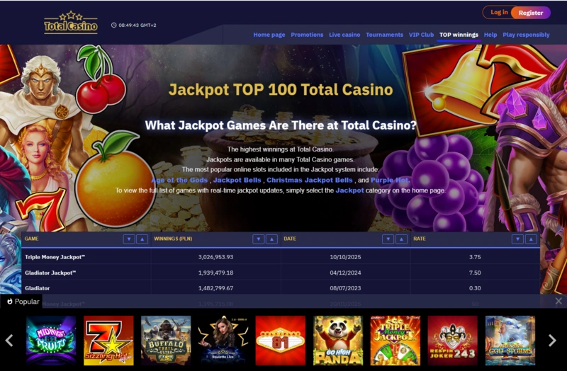 total jackpot page