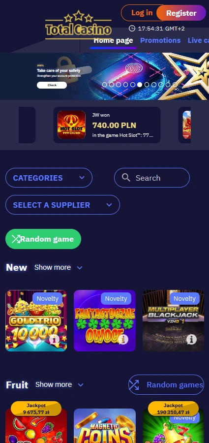 total mobile home page