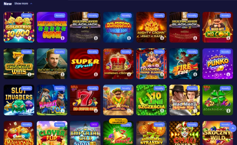 total new slots page
